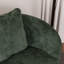 Fauteuil demi-tonneau pivotant en chenille Modern-481052752
