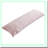 Luxury Jersey Cotton Body Pillow Cover - Soft & Fuzzy Long Pillow Case with Zipper Closure - Knitted Cotton Pillowcase in Baby Pink