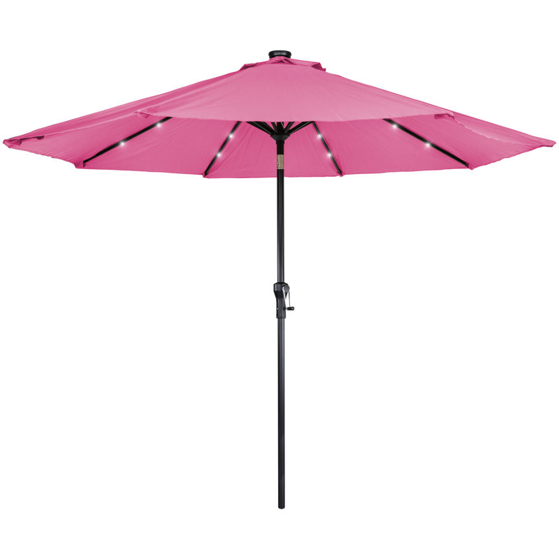 Parasol de marché 9 pi, Rose