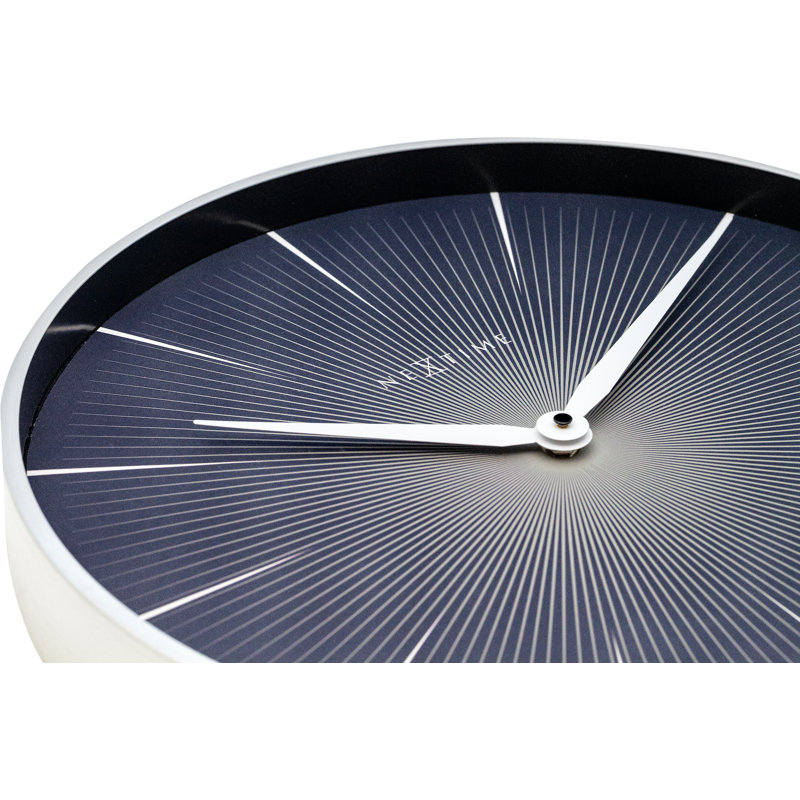 Metal Wall Clock, Black