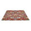 Wool Floral Area Rug in Red-846043580