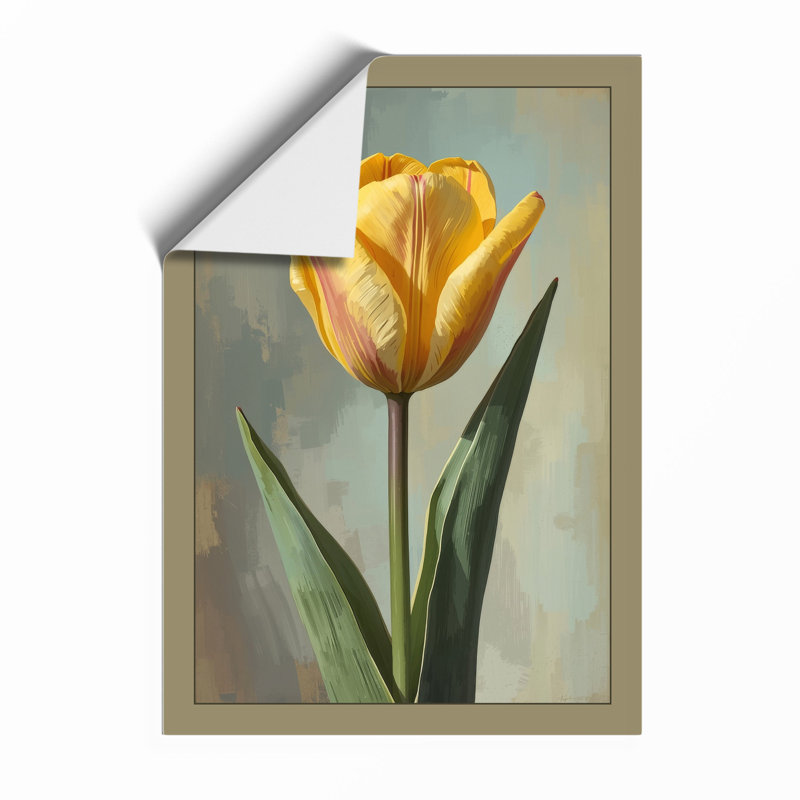 Golden Tulip Botanical - Print, Unframed, A1 - 84.1 x 59.4 cm