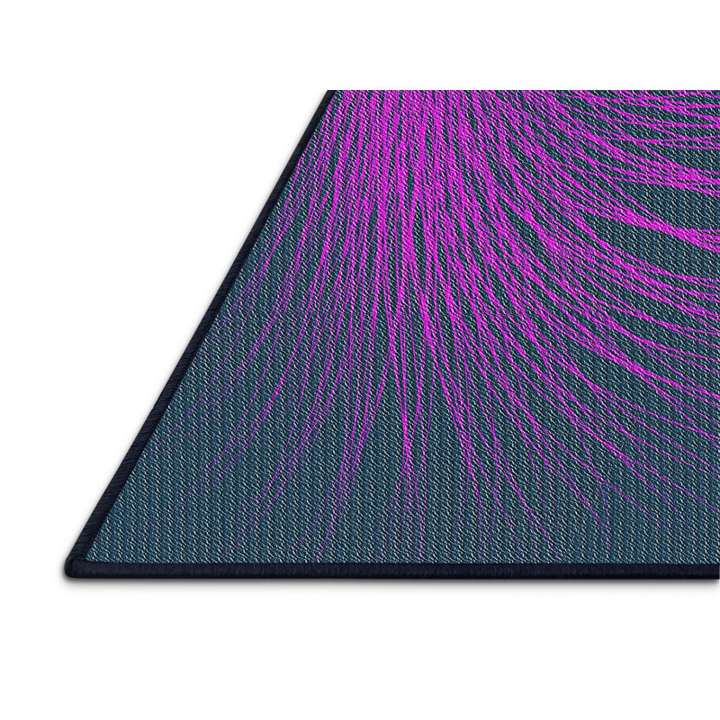Geometric Indoor Rug, Rectangle 6' x 9'
