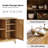 Lekiesha  Transitional 30"Tall 2 Door Accent Cabinet with Solid Wood Legs-1113186048