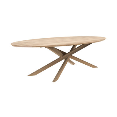Mikado Oval Solid Oak Dining Table