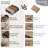 Washable Rug Scalloped Rug Non Slip, Low Pile Thin Foldable Mats, Indoor Neutral Carpet for Living Room Bedroom-2109937182