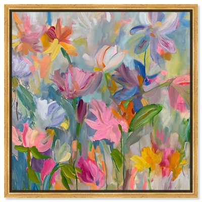 Blossom Rift Canvas Floral Abstract Art by Art Remedy