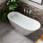 60" x 30" Freestanding Acrylic Bathtub