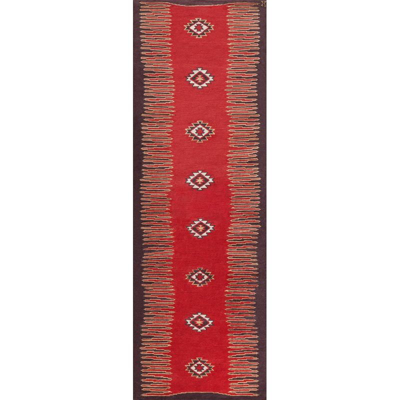 Mesa Wool Southwestern Area Rug, Runner 3' x 10'