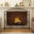 Ileah Iron Fireplace Screen