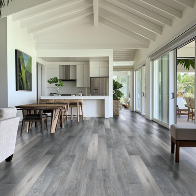 Parkland Greyford Vale 7 in. x 48 in. 5mm 12mil Waterproof Rigid Core Luxury Vinyl Plank Flooring