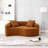 Boneless Curved Chenille Sectional Sofa-1456621118