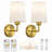 Battery Operated Wall Sconces Set Of 2, 10000mah Rechargeable Dimmable Wall Light With Bulb And Remote