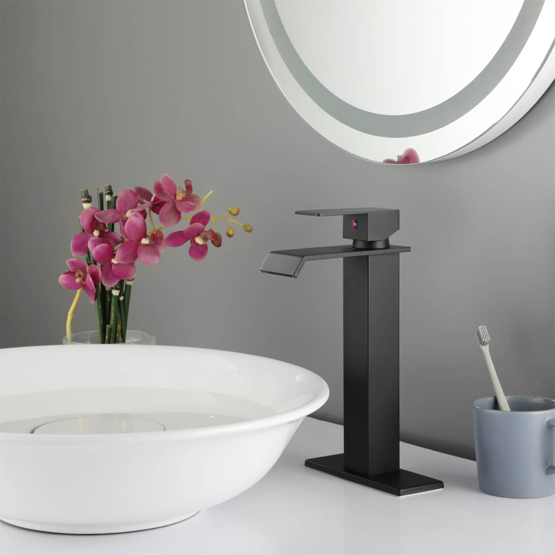 Robinet de salle de bain vasque, Noir mat