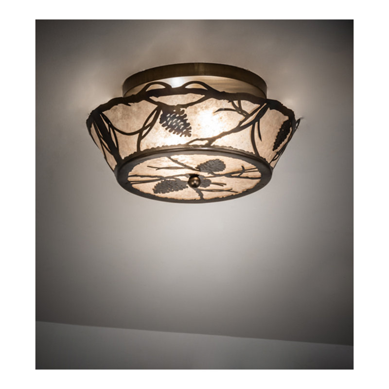 Whispering Pines 2 - Light Semi Flush Mount