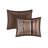 5 Piece Reversible Jacquard Bedspread Set Red Queen