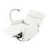 Chaise berçante pivotante 360 ° - Design confortable gris pour le plaisir