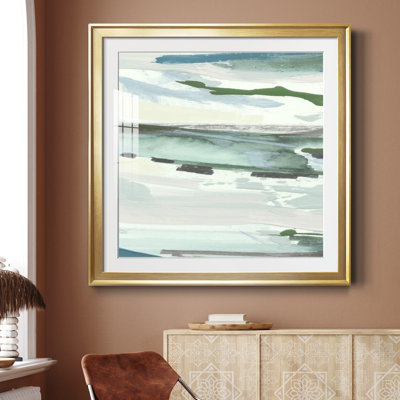 Vache excentrique colorée - peinture encadrée