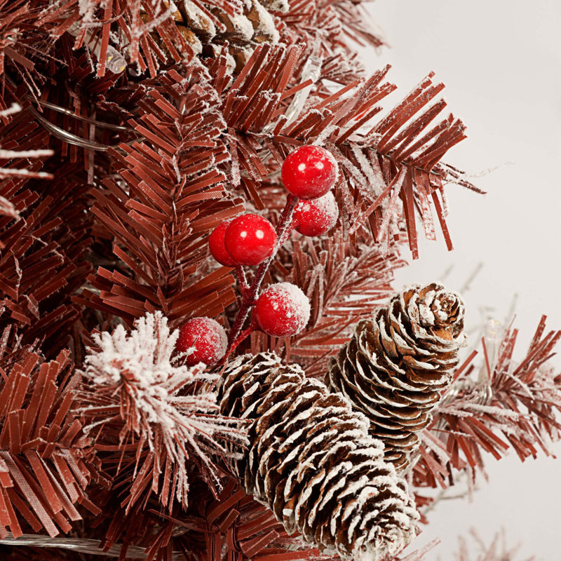 36' Lighted Pine Christmas Tree