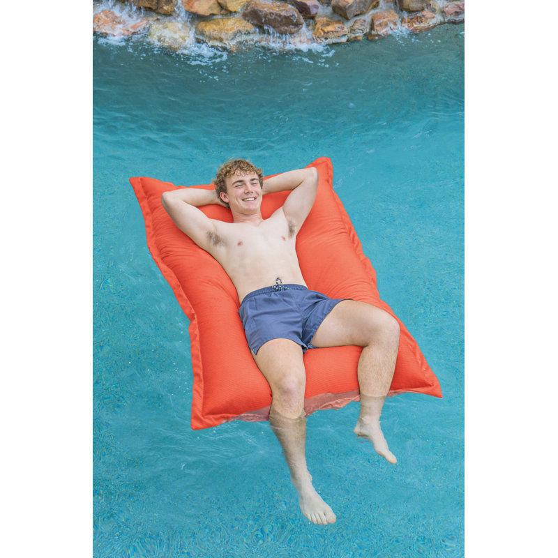 Flotteur et chaise longue Sunbrella, Sunbrella orange