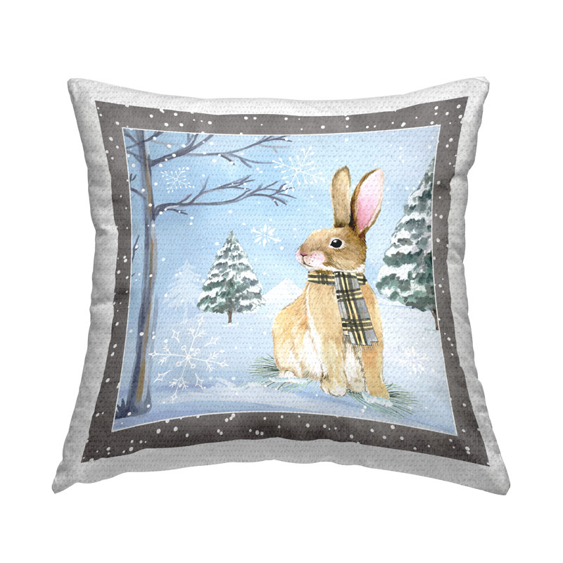 Coussin d'extérieur Winter Woods