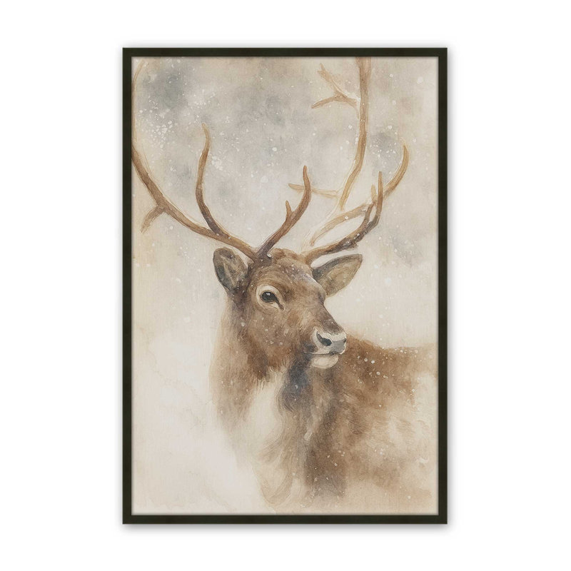 «Winter Majesty», reproduction d'art, 24 po x 36 po, Noir satiné