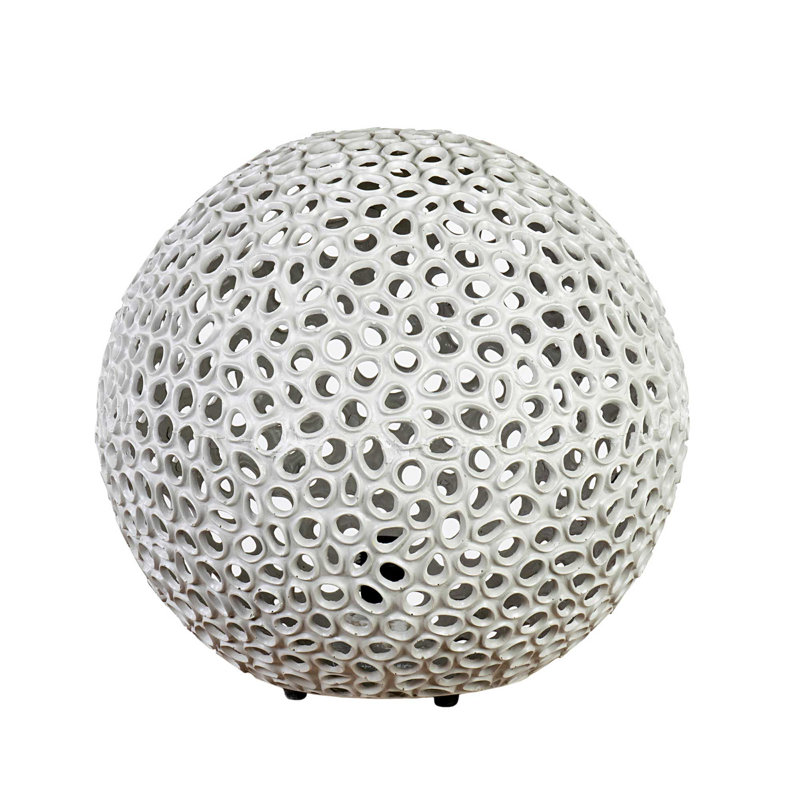 Hainault Resin Table Lamp, Gray