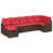 Brown Frame/Red Cushion is out of stock selected