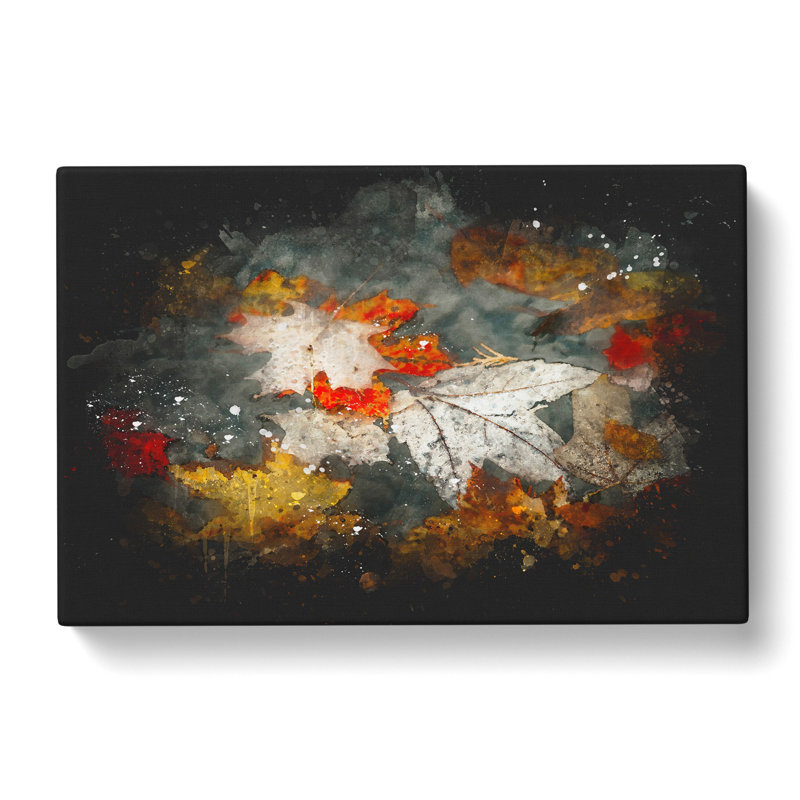 Leaves In Autumn - Wrapped Canvas, 60cm H x 91cm W x 3cm D