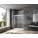 60" x 76" Framed Bypass Sliding Shower Door with Explosion-Proof Clear Glass