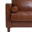 Iliana Upholstered Corduroy Square Arm Tufted Club Chair with 2 Pillows-1115332548