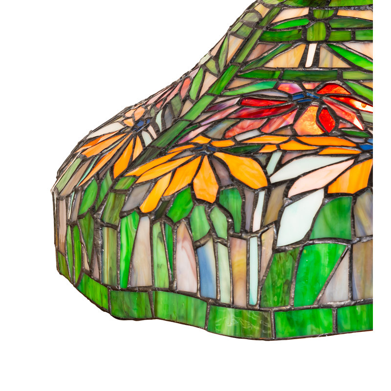 Lamp Shade, Orange/Green/Blue/Russet