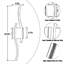 23.6 Inch Modern LED Bathroom Vanity Light Over Mirror, 5CCT Dimmable Wall Sconce With Wavy Design, Energy-Saving Fixture For Bathroom, Bedroom, And Living Room