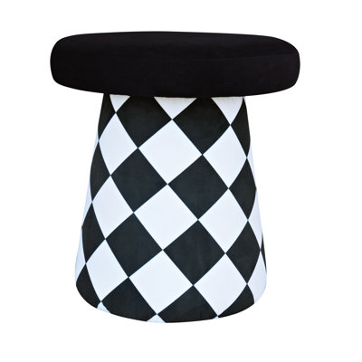 Solid + Manufactured Wood Accent Stool