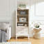 Grand buffet de cuisine avec portes et tiroirs - blanc antique-1651695898