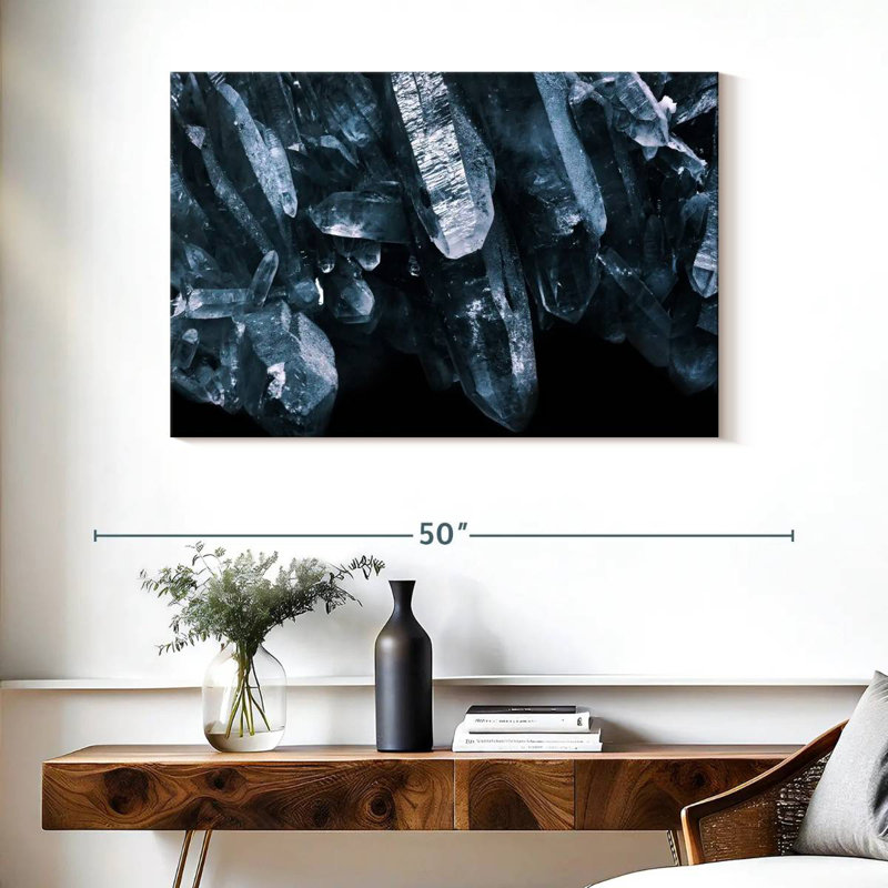 Alvord Raw Quartz Crystals, 26" H x 39" W