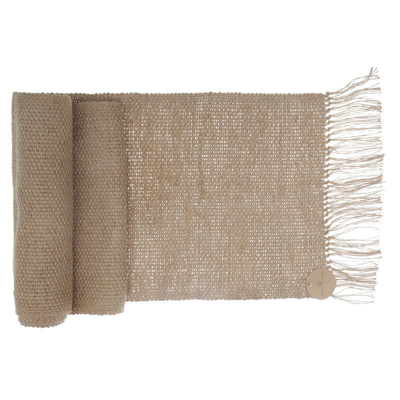 Ih Casadecor Geometric Jute Table Runner, Runner 18" W x 72" L
