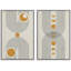 Mid-Century moderne bohème 2 pièces-100707477-100707479
