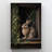 Rabbit Sit In The Window - 1 Piece Rectangle Graph " Rabbit Sit In The Window - 1 Piece Rectangle Graphic Art Print On Wrapped Canvas "-1470701516