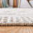 Simonsen Natural Fiber Hand Woven Wool/Viscose/Cotton Geometric Rug in Ivory/Beige-1358530464