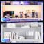L-Shaped Metal Base Computer Desk-1071113414
