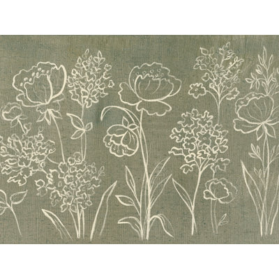 " Sage Floral I Crop " by Silvia Vassileva