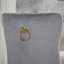 Chaise parsons en velours touffeté, garniture cloutée et dossier Contemporary-1785338668-1785338661-1801432727
