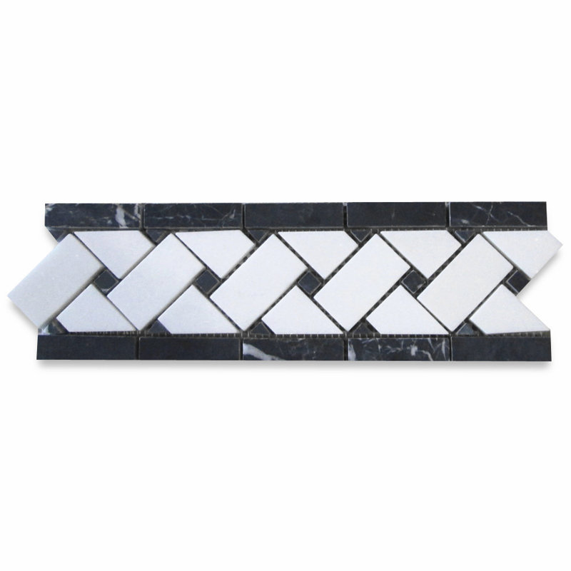 12" x 4" Marble Subway Tile