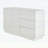 Modern Sideboard Storage Cabinet with 2 Doors and 3 Drawers-548324406