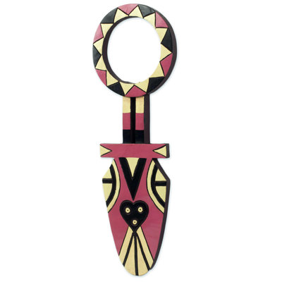Masque de bois africain Nafana Pride