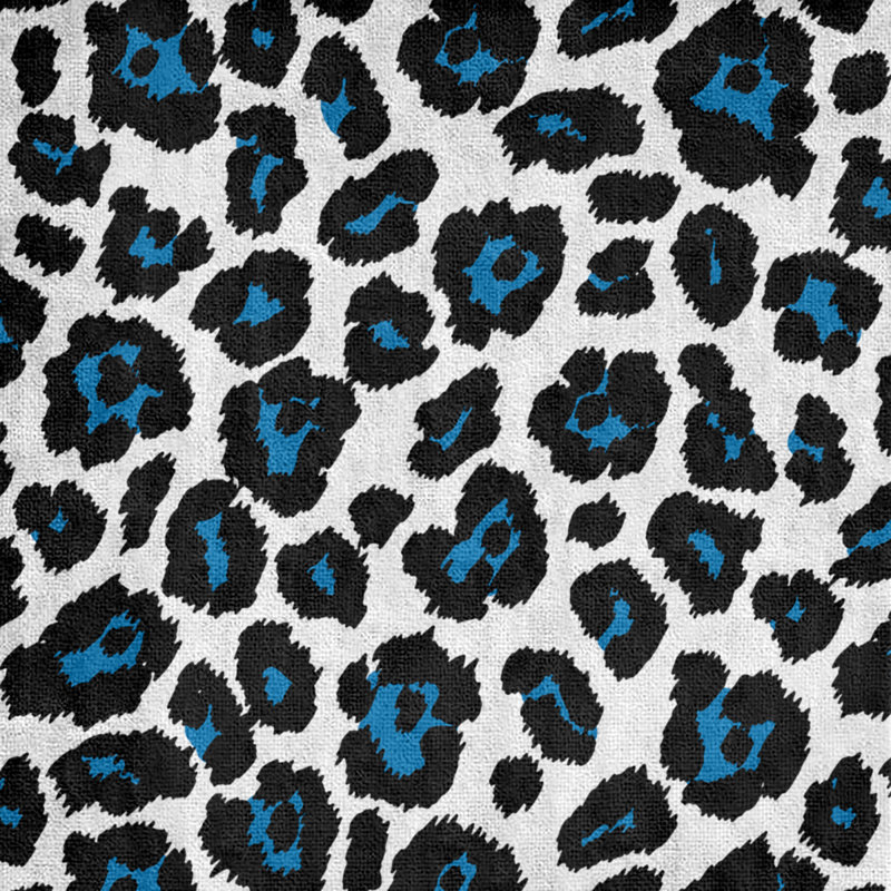 Garp Bath Towel, Polyester/Cotton Blend, White/Honolulu Blue/Black