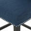 Ensemble de 2 tabourets de comptoir à oreilles capitonnés 31 po Vienna, bleu marine et brun foncé Vienna-1550696199-1550696197