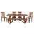 Ringgold Sheesham Rectangular Solid Wood Top with Solid Wood Base Dining Table-1623861690