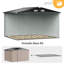 10 ft. W x 8 ft. D Metal Storage Shed with Metal Base Frame Kit